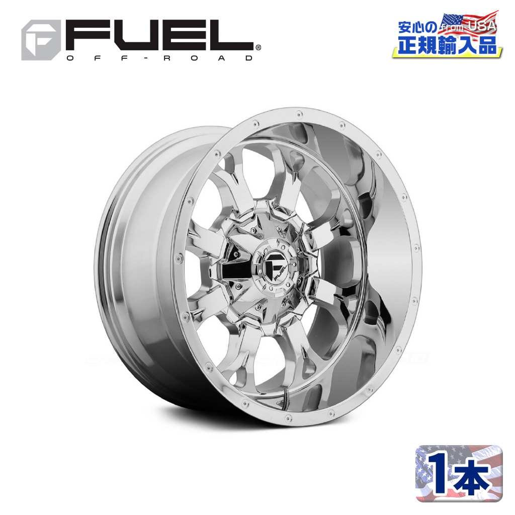 【FUEL OFFROAD (フューエルオフロード) 正規代理店】20インチアルミホイール 1本D516 KRANK クランク20×9 6H135/139.7 +1 CB106.1CHROME PLATED 汎用/D51620909850