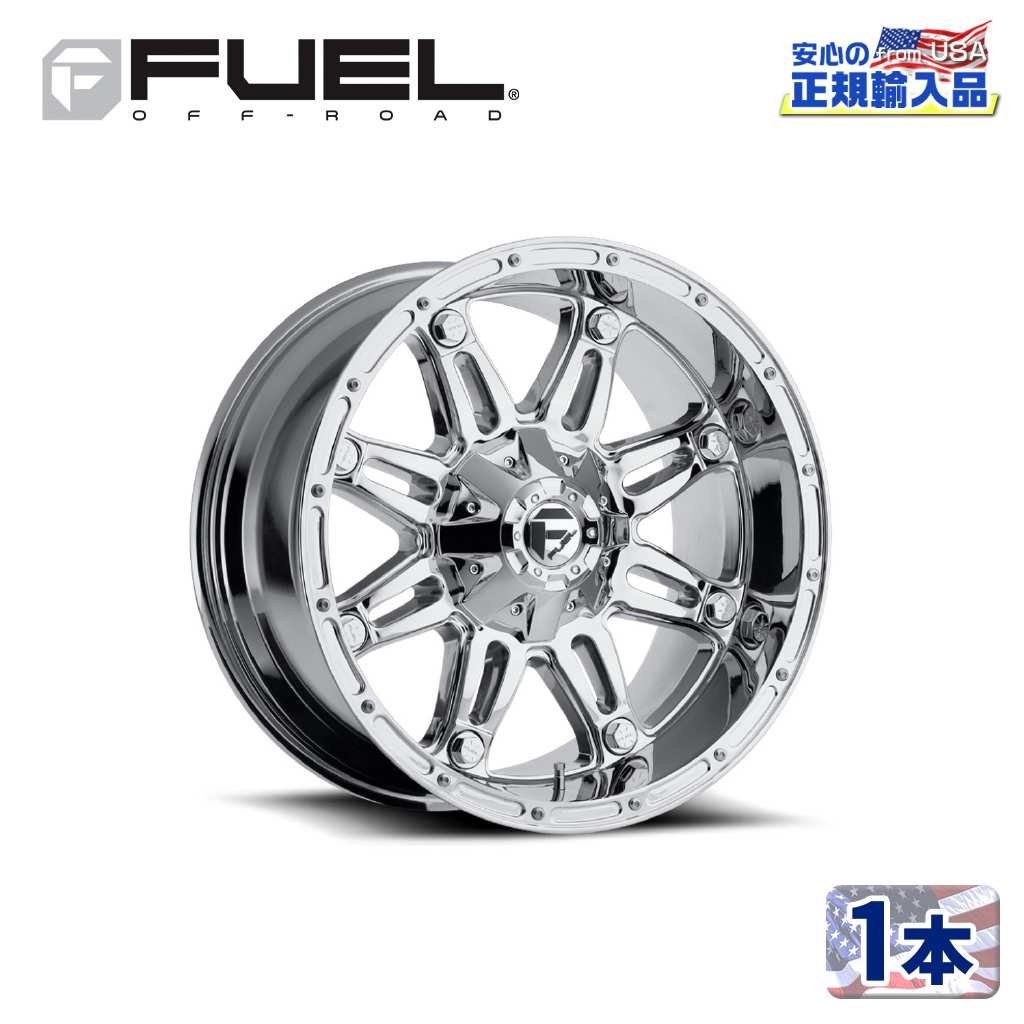 樂天商城 - 【FUEL OFFROAD (フューエルオフロード) 正規代理店】17インチアルミホイール 1本D530 HOSTAGE ホステージ17×9 6H135/139.7 +1 CB106.1CHROME PLATED 汎用/D53017909850