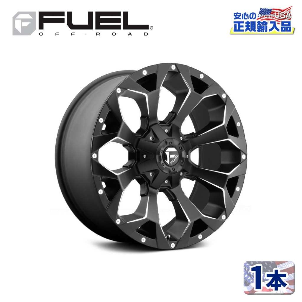 樂天商城 - 【FUEL OFFROAD (フューエルオフロード) 正規代理店】22インチアルミホイール 1本D546 ASSAULT アサルト22×12 5H114.3/127 -44 CB78.1マットブラックミルド 汎用/D54622202647