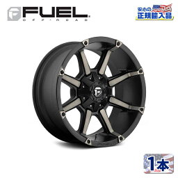 【FUEL OFFROAD (フューエルオフロード) 正規代理店】18インチアルミホイール 1本D556 COUPLER カプラー18×9 6H135/139.7 +19 CB106.1MATTE BLACK DOUBLE DARK TINT 汎用/D55618909856