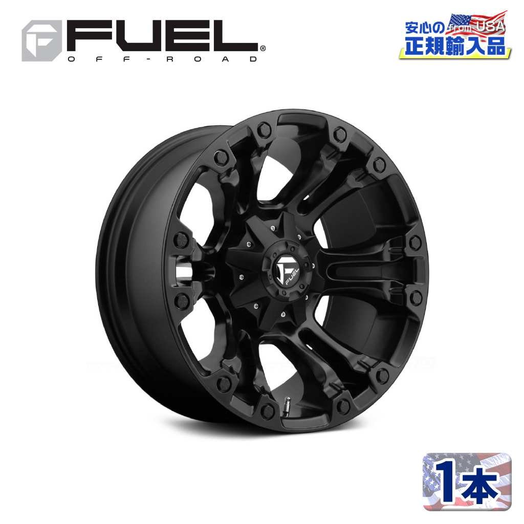 乐天商城 - 【FUEL OFFROAD (フューエルオフロード) 正規代理店】20インチアルミホイール 1本D560 VAPOR ベイパー20×9 5H139.7/150 +1 CB110.1マットブラック 汎用/D56020907050