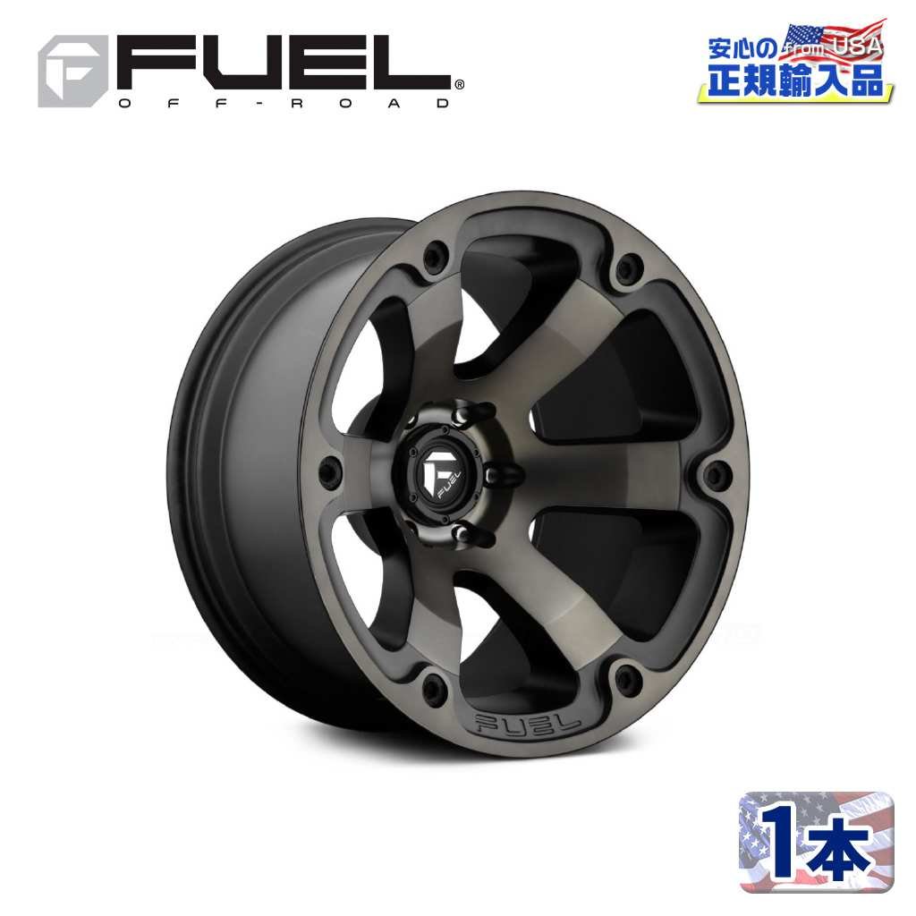 FUEL OFFROAD (ե塼륪ե) Ź16ߥۥ 1D564 BEAST ӡ168 6H139.7 +1 CB108MATTE BLACK DOUBLE DARK TINT /D56416808345