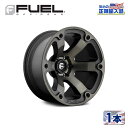 【FUEL OFFROAD (フューエルオフロード) 正規代理店】17インチアルミホイール 1本D564 BEAST ビースト17×9 6H139.7 1 CB108MATTE BLACK DOUBLE DARK TINT 汎用/D56417908350