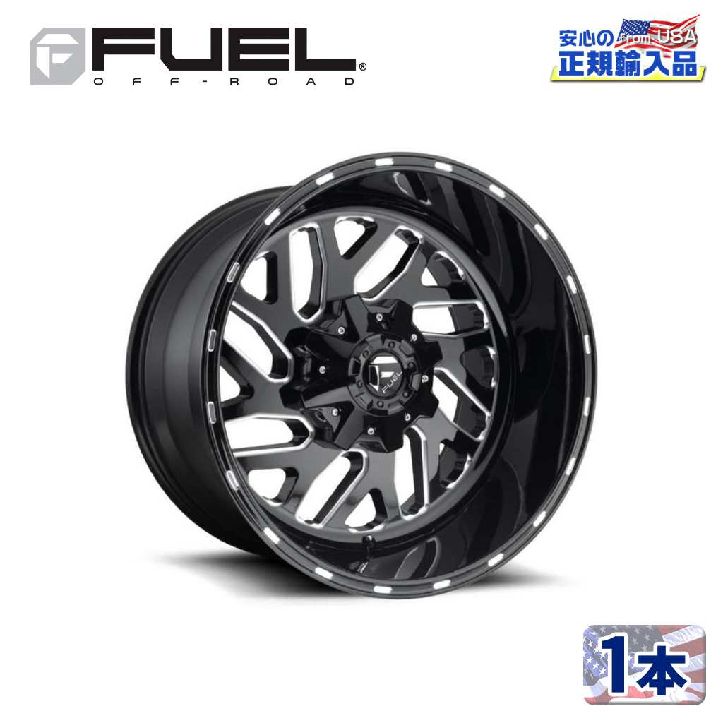樂天商城 - 【FUEL OFFROAD（フューエルオフロード）正規輸入総代理店】24インチアルミホイール 1本汎用 D581 TRITON トライトン グロスブラックミルド24×12 8H 170 -44 CB125.1