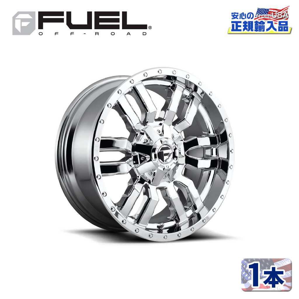 FUEL OFFROAD (ե塼륪ե) Ź20ߥۥ 1D631 SLEDGE å2010 8H165.1 -18 CB125.1CHROME PLATED /D63120008247