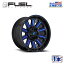 FUEL OFFROAD (ե塼륪ե) Ź20ߥۥ 1D646 HARDLINE ϡɥ饤2012 8H180 -44 CB124.2GLOSS BLACK BLUE TINTED CLEAR /D64620201847