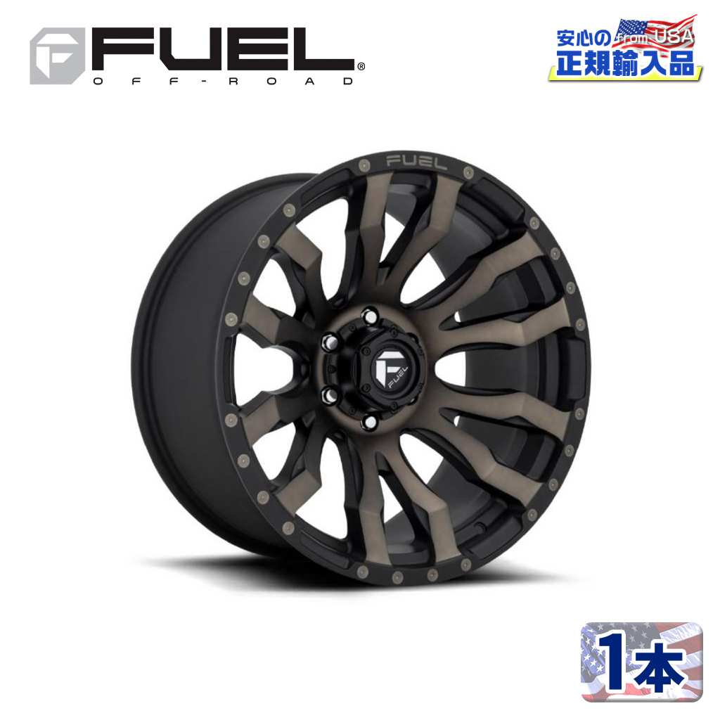 【FUEL OFFROAD（フューエルオフロード）正規輸入総代理店】18インチアルミホイール 1本汎用 D674 BLITZ ブリッツ マットブラック/ダブルダークティント18×9 5H 150 +20 CB110.1