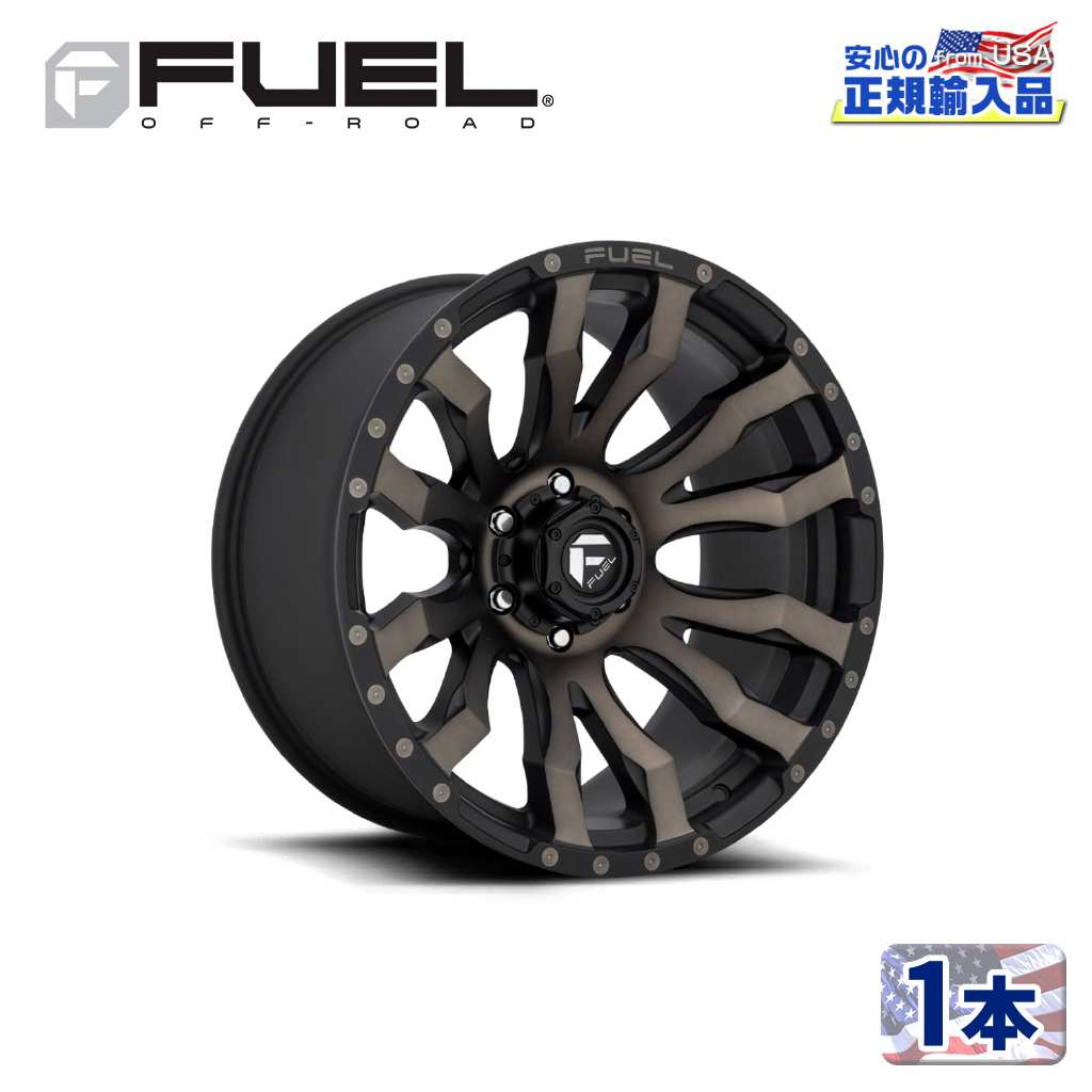樂天商城 - 【FUEL OFFROAD (フューエルオフロード) 正規代理店】20インチアルミホイール 1本D674 BLITZ ブリッツ20×9 5H127 +1 CB71.5MATTE BLACK DOUBLE DARK TINT 汎用/D67420907550