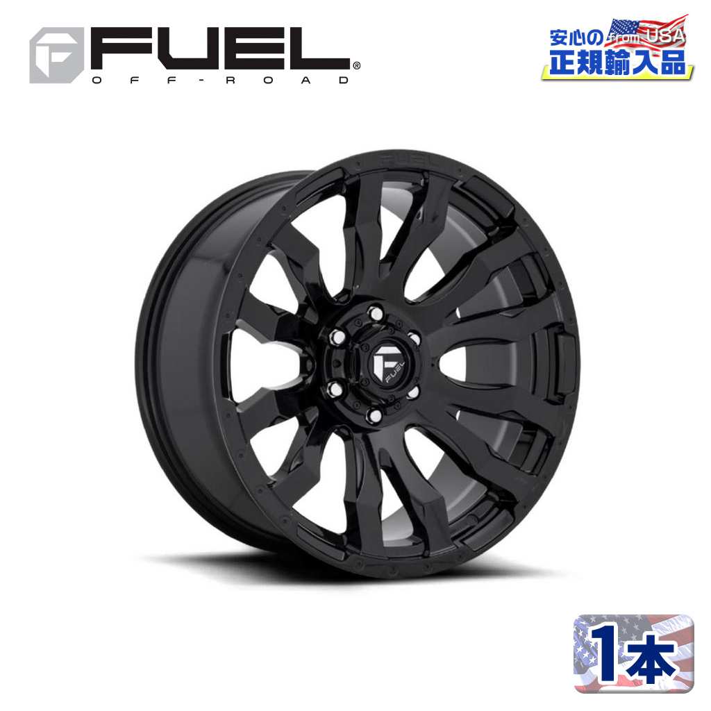 樂天商城 - 【FUEL OFFROAD（フューエルオフロード）正規輸入総代理店】22インチアルミホイール 1本汎用 D675 BLITZ ブリッツ グロスブラック22×10 6H 135 -18 CB87.1