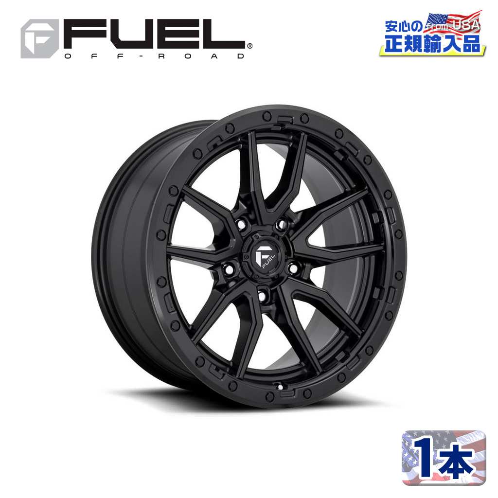 樂天商城 - 【FUEL OFFROAD（フューエルオフロード）正規輸入総代理店】18インチアルミホイール 1本汎用 D679 REBEL5 レベル マットブラック18×9 5H 150 +20 CB110.1