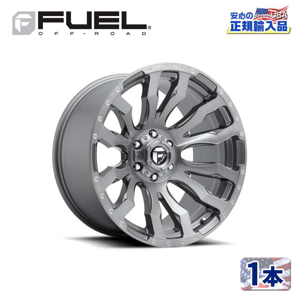 乐天商城 - 【FUEL OFFROAD（フューエルオフロード）正規輸入総代理店】20インチアルミホイール 1本汎用 D693 BLITZ ブリッツ ブラッシュガンメタルティントクリア20×8.25 8H 200 -202 CB142.3