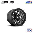 【FUEL OFFROAD (フューエルオフロード) 正規代理店】17インチアルミホイール 1本D716 COVERT コバート17×8.5 6H139.7 14 CB106.1MATTE ANTHRACITE W/ BLACK RING 汎用/D71617858452