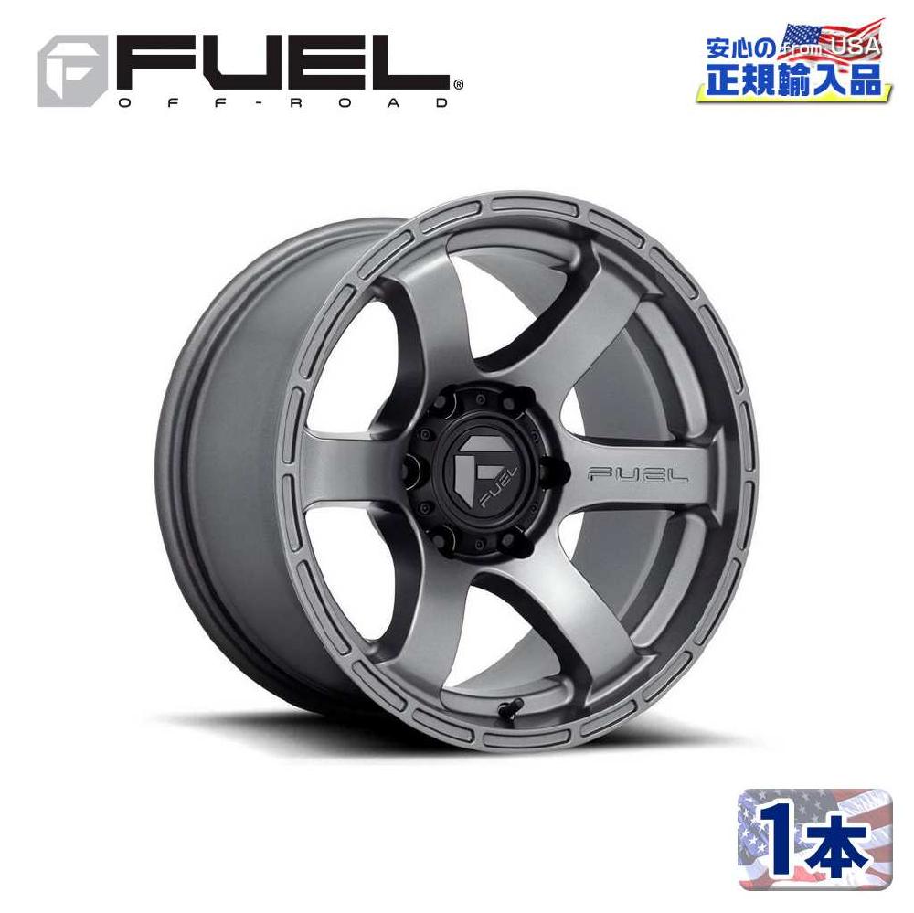 樂天商城 - 【FUEL OFFROAD (フューエルオフロード) 正規代理店】20インチアルミホイール 1本D767 RUSH20×9 6H135 +1 CB87.1MATTE GUN METAL 汎用/D76720908950