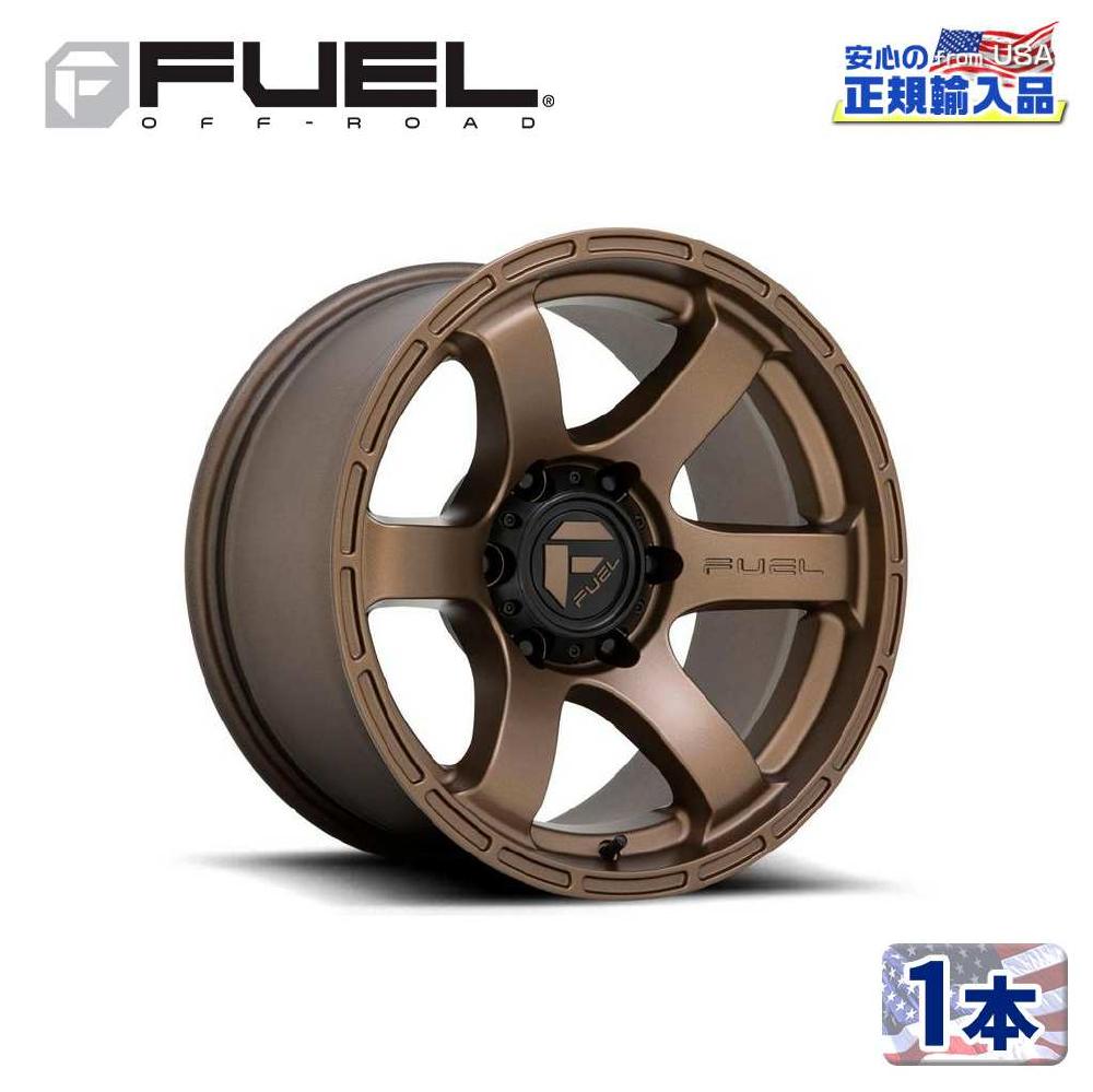 樂天商城 - 【FUEL OFFROAD (フューエルオフロード) 正規代理店】18インチアルミホイール 1本D768 RUSH18×9 6H139.7 -12 CB106.1マットブロンズ 汎用/D76818908445