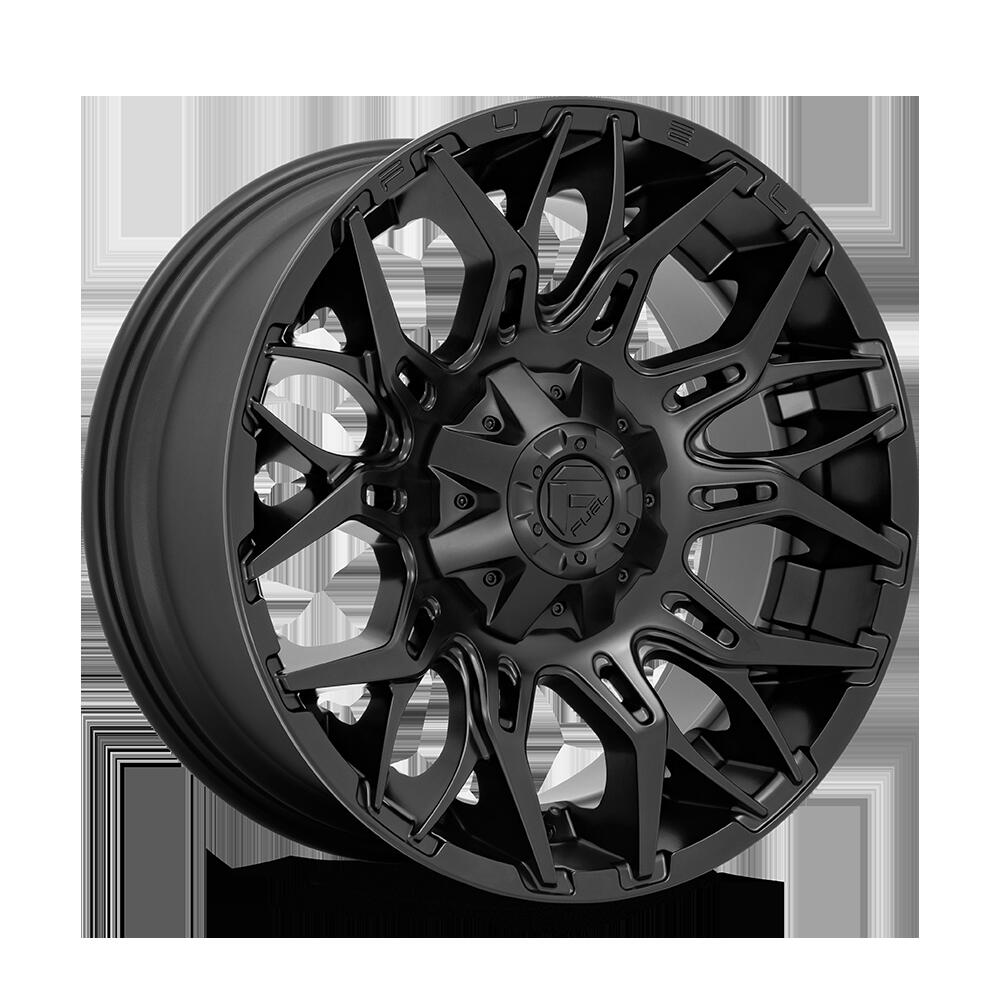 【FUEL OFFROAD (フューエルオフロード) 正規代理店】20インチアルミホイール 1本D772 TWITCH(ツイッチ)20×9 8H180 +1 CB124.3マットブラック 汎用/D77220901850