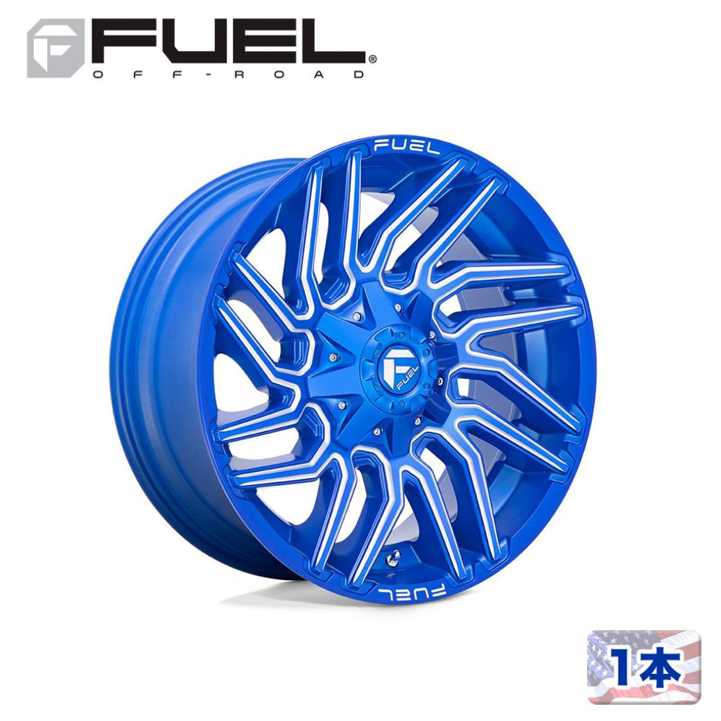 Rakuten - 【FUEL OFFROAD (フューエルオフロード) 正規代理店】22インチアルミホイール 1本D774 TYPHOON(タイフーン)22×10 8H170 -18 CB125.1ANODIZED BLUE MILLED 汎用/D77422001747