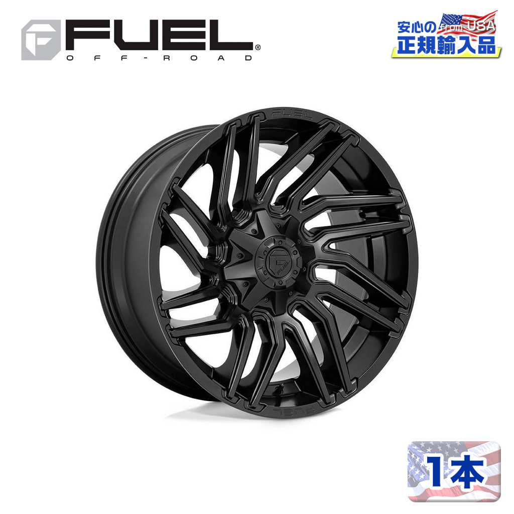 樂天商城 - 【FUEL OFFROAD (フューエルオフロード) 正規代理店】22インチアルミホイール 1本D775 TYPHOON(タイフーン)22×10 6H135/139.7 -18 CB106.1マットブラック 汎用/D77522009847