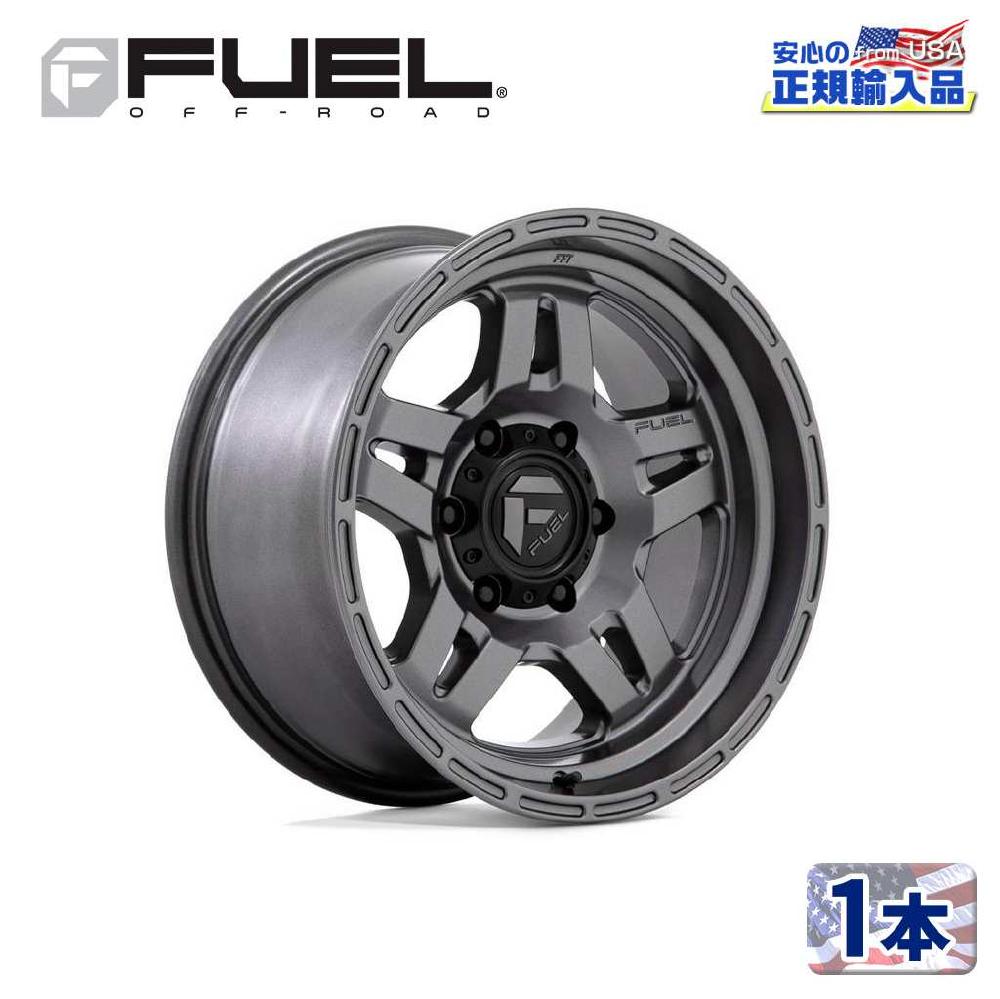 樂天商城 - 【FUEL OFFROAD (フューエルオフロード) 正規代理店】17インチアルミホイール 1本D801 OXIDE17×8.5 6H139.7 +1 CB106.1MATTE ANTHRACITE 汎用/D80117858447