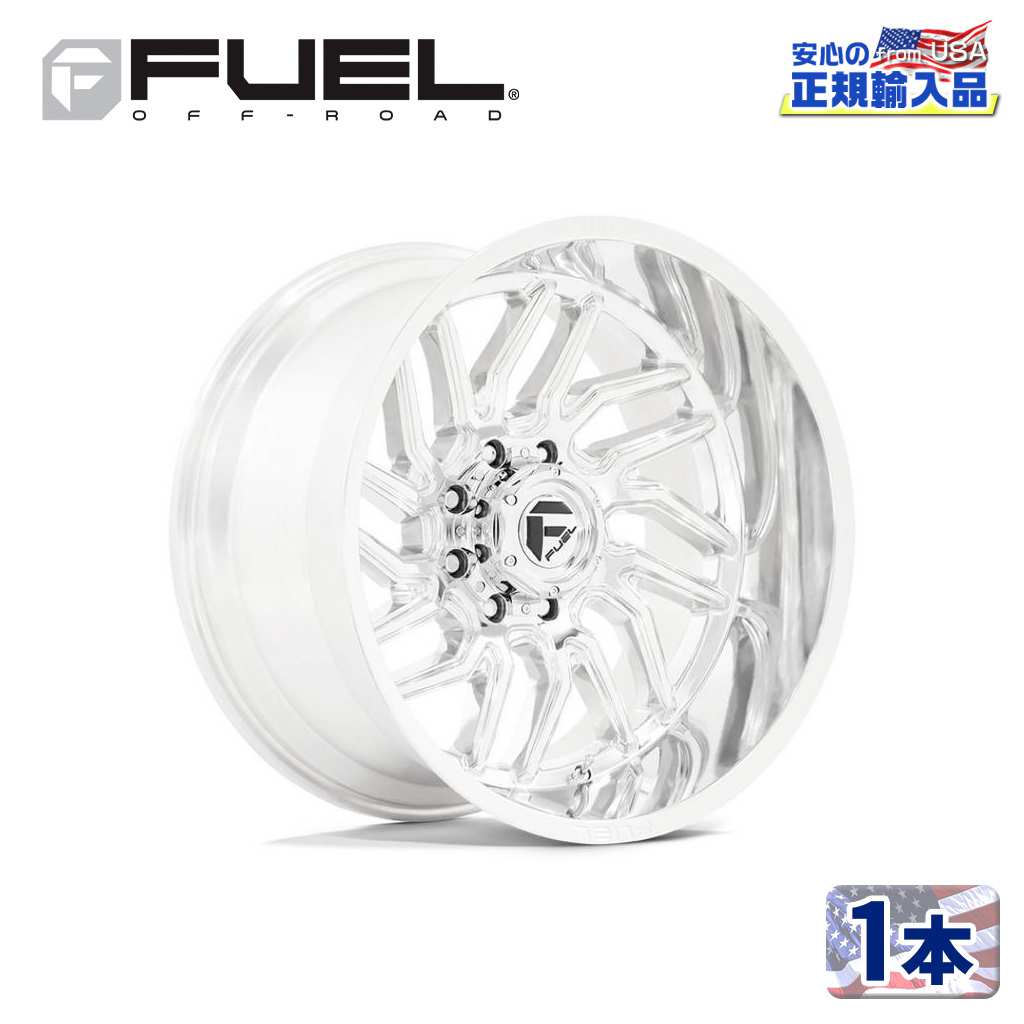樂天商城 - 【FUEL OFFROAD（フューエルオフロード）正規輸入総代理店】20インチアルミホイール 1本汎用 D809 HURRICANE ハリケーン ポリッシュミルド20×10 6H 139.7 -18 CB106.1