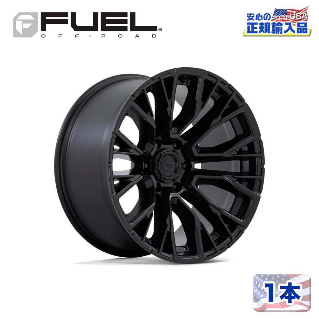 樂天商城 - 【FUEL OFFROAD (フューエルオフロード) 正規代理店】17インチホイール 1本D847 REBAR 17×9 6H 120 +1 CB67.06BLACKOUT(ブラックアウト)汎用/D84717909450