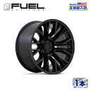 【FUEL OFFROAD(フューエルオフロード)正規輸入総代理店】20インチアルミホイール 1本汎用 D847 REBAR6 リーバーシックス ブラックアウト20×10 6H 135 -18 CB87.1