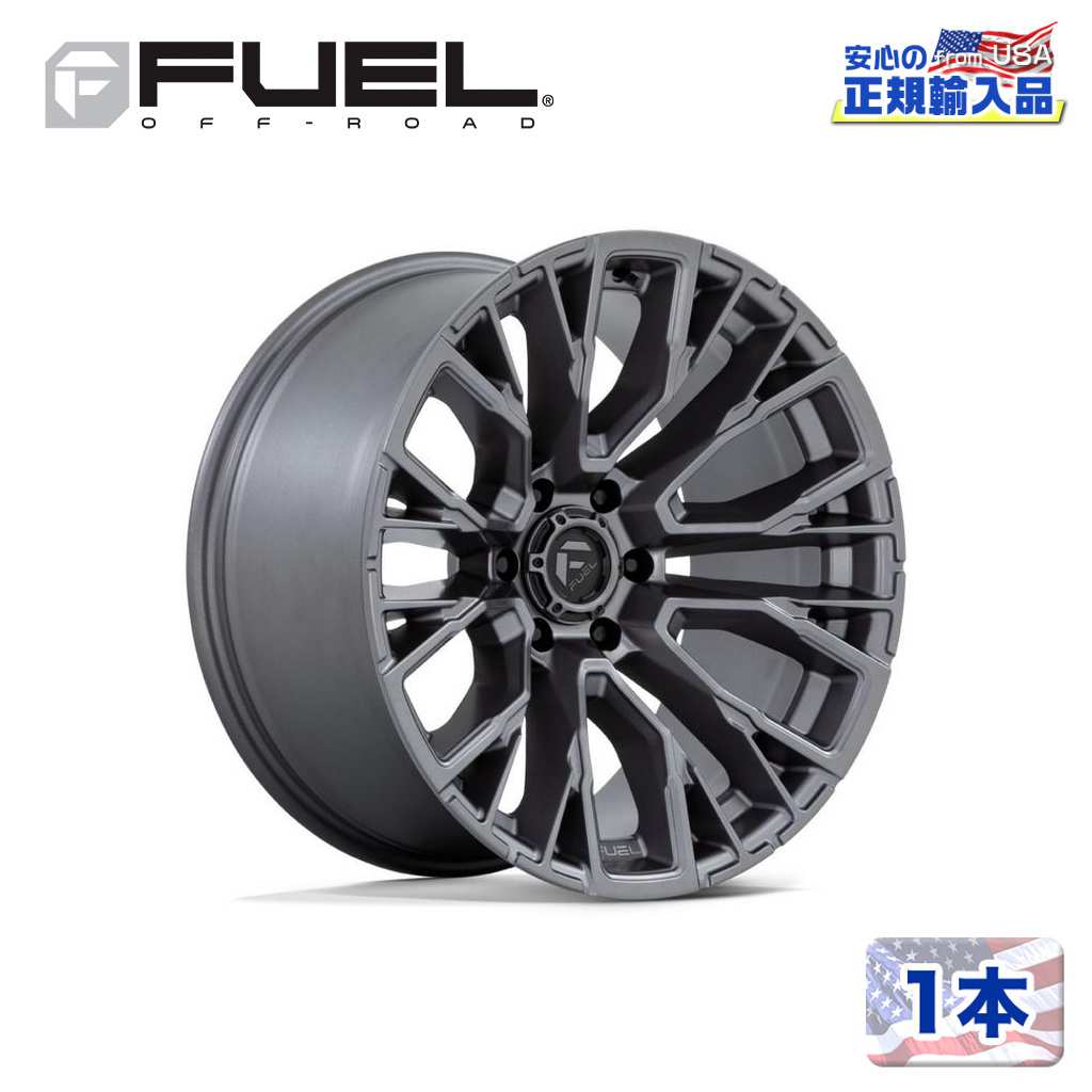 樂天商城 - 【FUEL OFFROAD (フューエルオフロード) 正規代理店】17インチホイール 1本D848 REBAR 17×9 6H 135 +1 CB87.1MATTE GUNMETAL(マットガンメタル)汎用/D84817908950