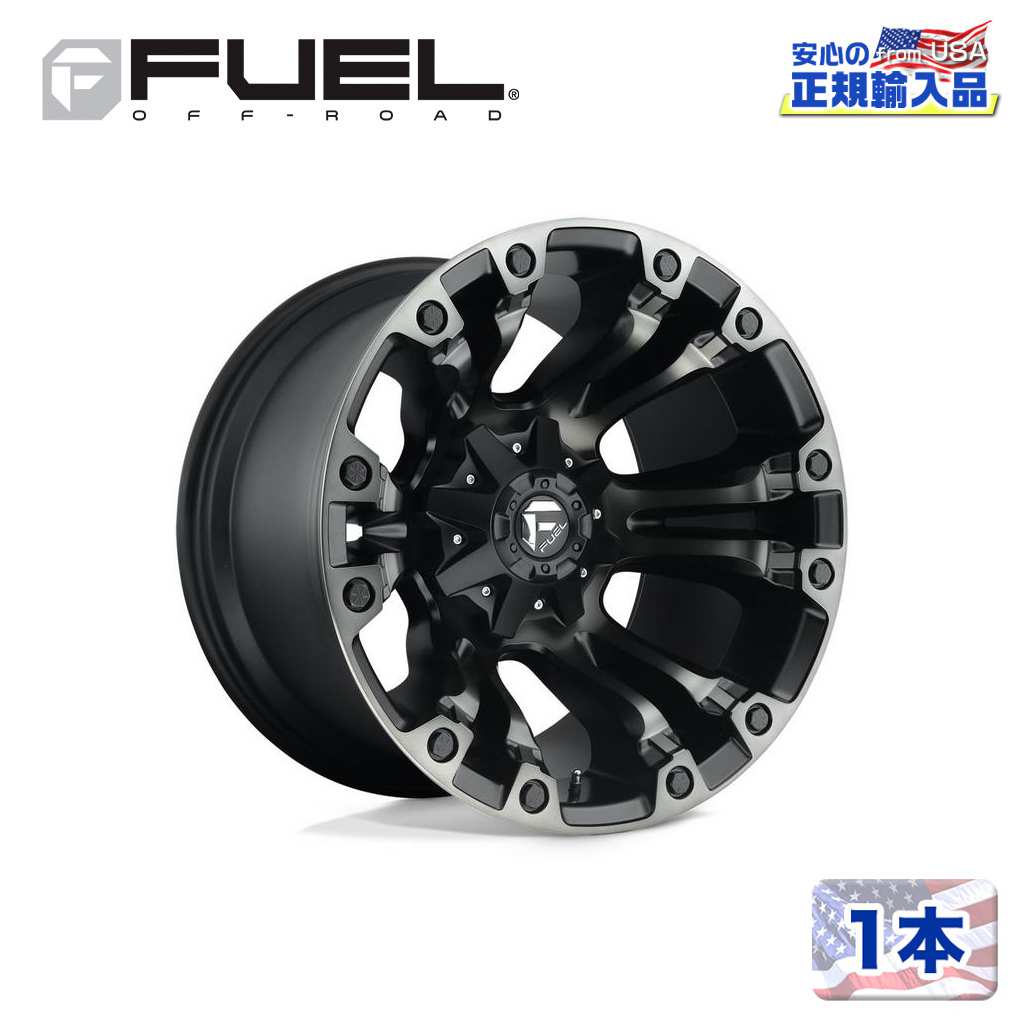 樂天商城 - 【FUEL OFFROAD (フューエルオフロード) 正規代理店】18インチホイール 1本D851 VAPOR 18×9 5H 114.3/127 +1 CB78.1MATTE BLACK GRAY TINT(マットブラック グレーティント)汎用/D85118902650A