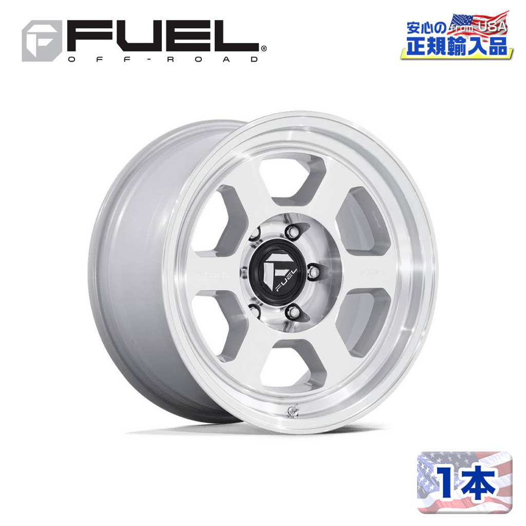 樂天商城 - 【FUEL OFFROAD (フューエルオフロード) 正規代理店】17インチホイール 1本FC860 HYPE 17×8.5 6H 139.7 -10 CB106.1MACHINED(マシーンド)汎用/FC860DX17856810N