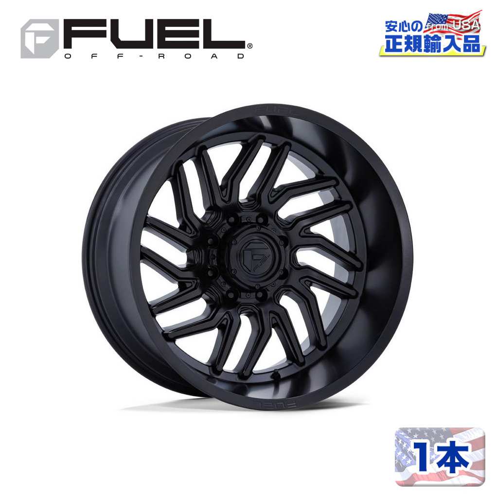 樂天商城 - 【FUEL OFFROAD (フューエルオフロード) 正規代理店】22インチホイール 1本D864 HURRICANE 22×12 8H 170 -44 CB125.1BLACKOUT(ブラックアウト)汎用/D86422201747