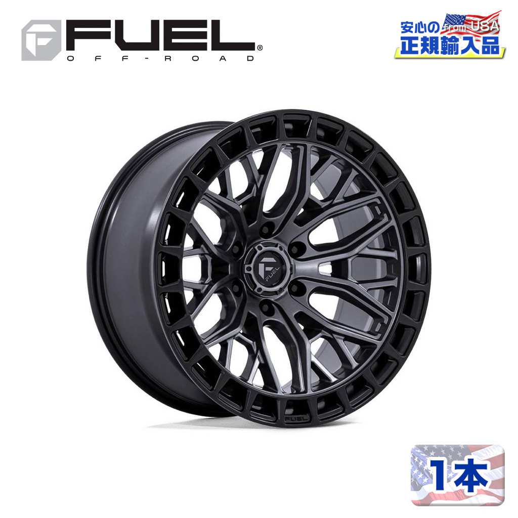 【FUEL OFFROAD (フューエルオフロード) 正規代理店】22インチホイール 1本FC869 SIGMA 22×9.5 6H 135 +18 CB87.1MATTE GUNMETAL W/ M-BLK LIP(マットガンメタル/マットブラックリップ)汎用/FC869AB22956318