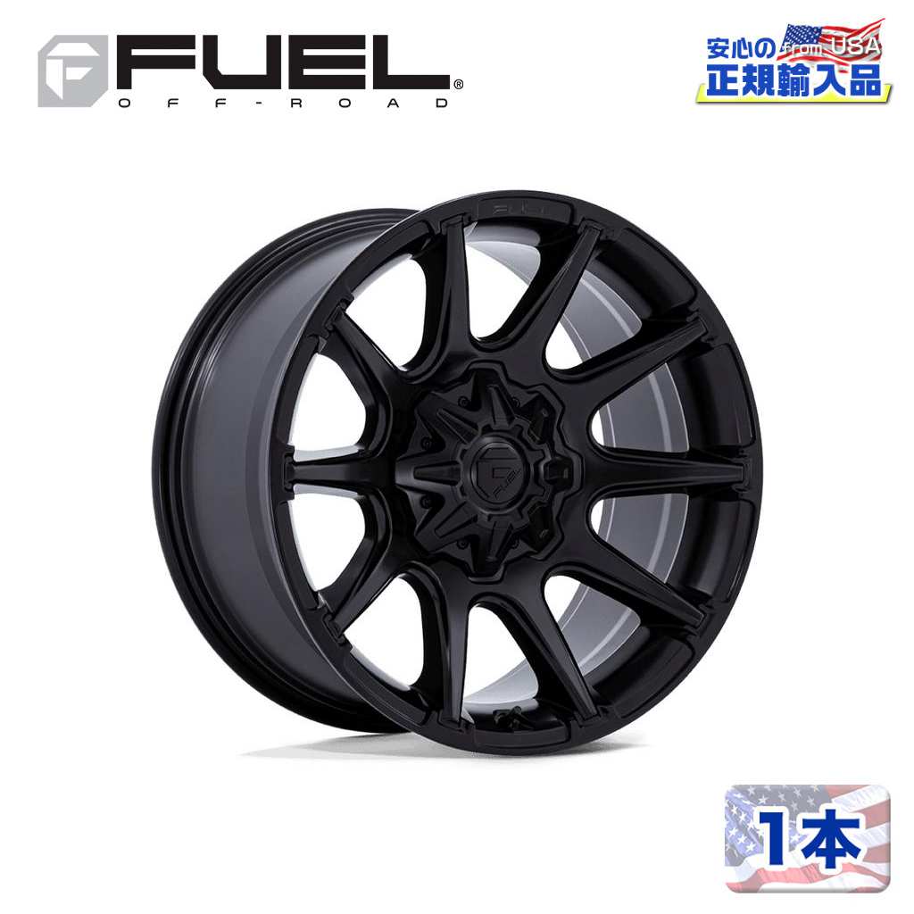 乐天商城 - 【FUEL OFFROAD (フューエルオフロード) 正規代理店】20インチホイール 1本FC880 SUPER C 20×10 8H 170 -18 CB125.1MATTE BLACK(マットブラック)汎用/FC880MX20108718N