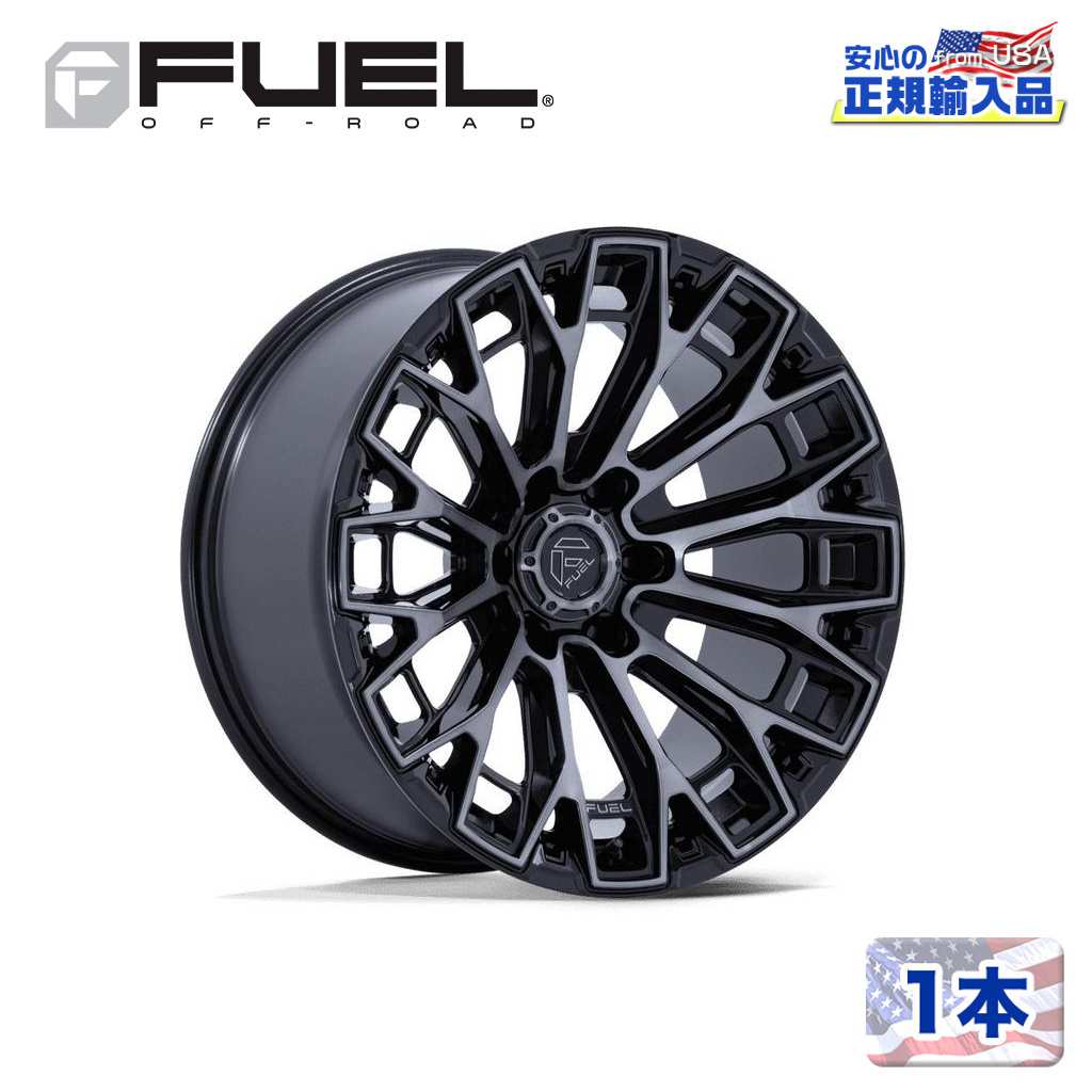 樂天商城 - 【FUEL OFFROAD 正規品】18インチ アルミホイール 1本FC882 TRAX 18×9 6H 139.7 +1 CB106.1 GLOSS BLACK MACHINED FACE DARK TINTED CLEAR(グロスブラックマシーンドフェイスダークティンテッドクリア)汎用/FC882BT18906801