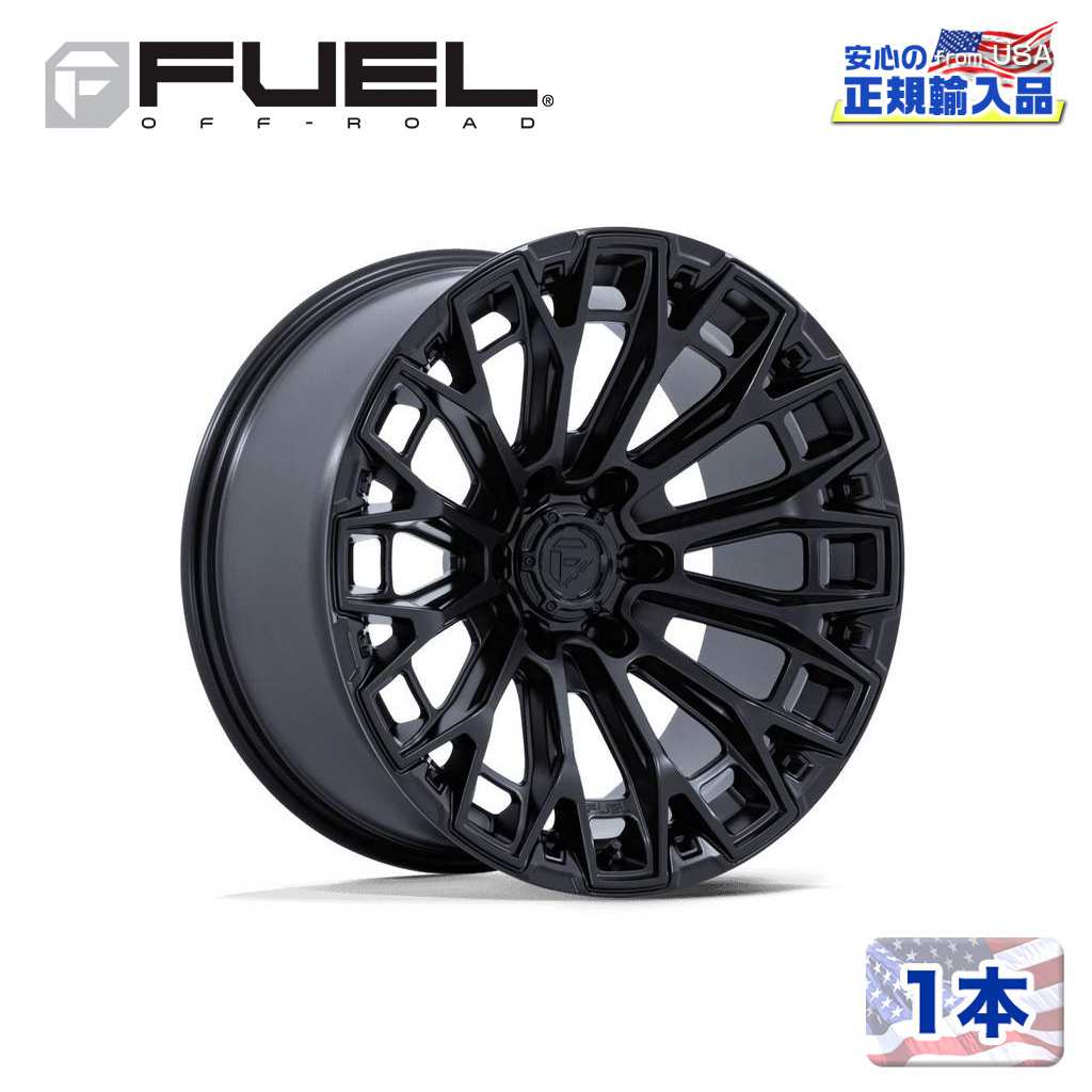 乐天商城 - 【FUEL OFFROAD 正規品】20インチ アルミホイール 1本FC882 TRAX 20×9 6H 139.7 +20 CB106.1 MATTE BLACK(マットブラック)汎用/FC882MX20906820