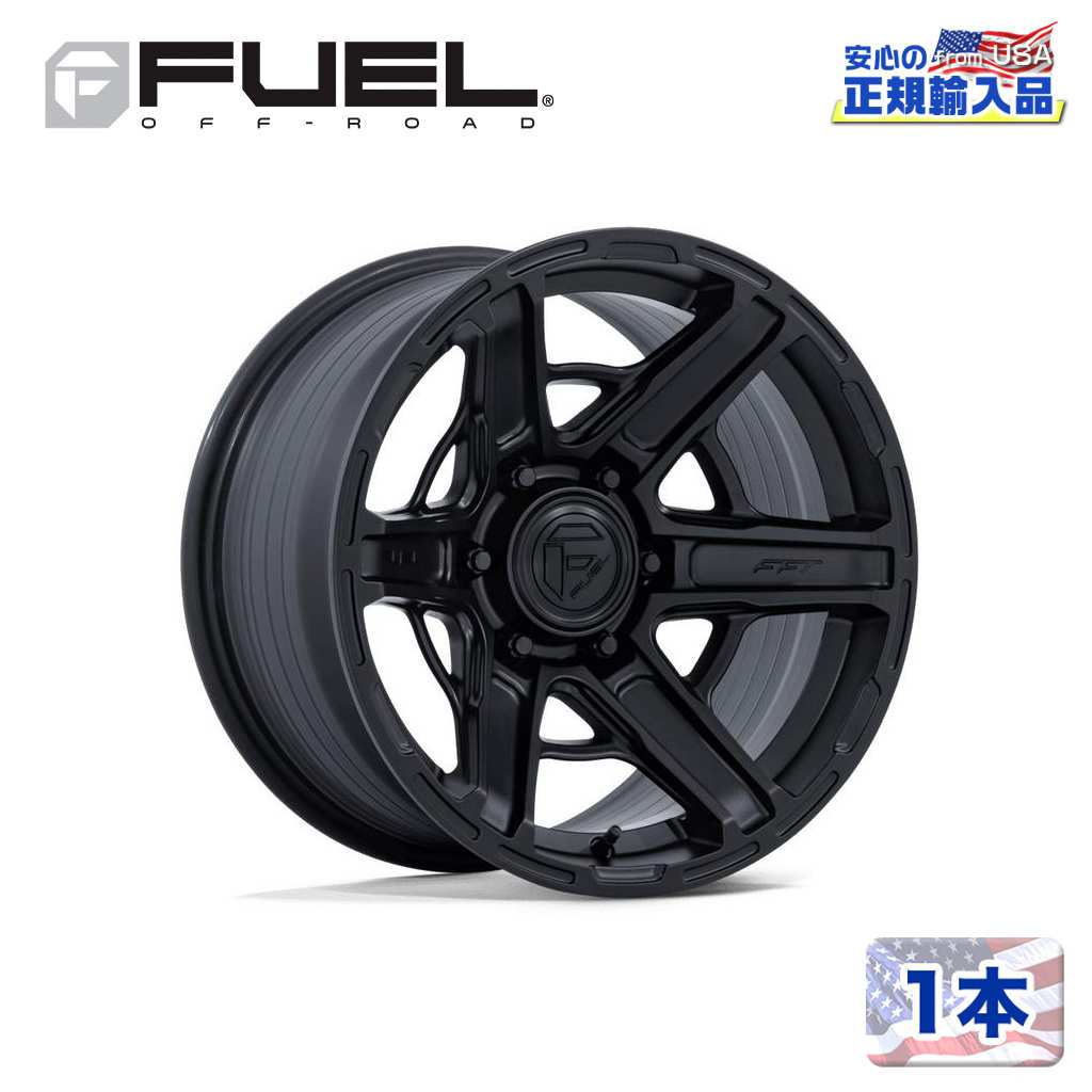 Rakuten - 【FUEL 正規品】20インチ アルミホイール 1本FC892 GAMBIT 20×9 6H 139.7 20 CB106.1MATTE BLACK(マットブラック)汎用/FC892MX20906820