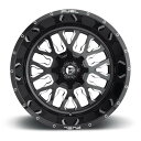 【FUEL OFFROAD (フューエルオフロード) 正規代理店】17インチアルミホイール 4本セットD611 STROKE ストローク17×9 6H135/139.7 -12 CB106.1グロスブラックミルド 汎用/D61117909845 3