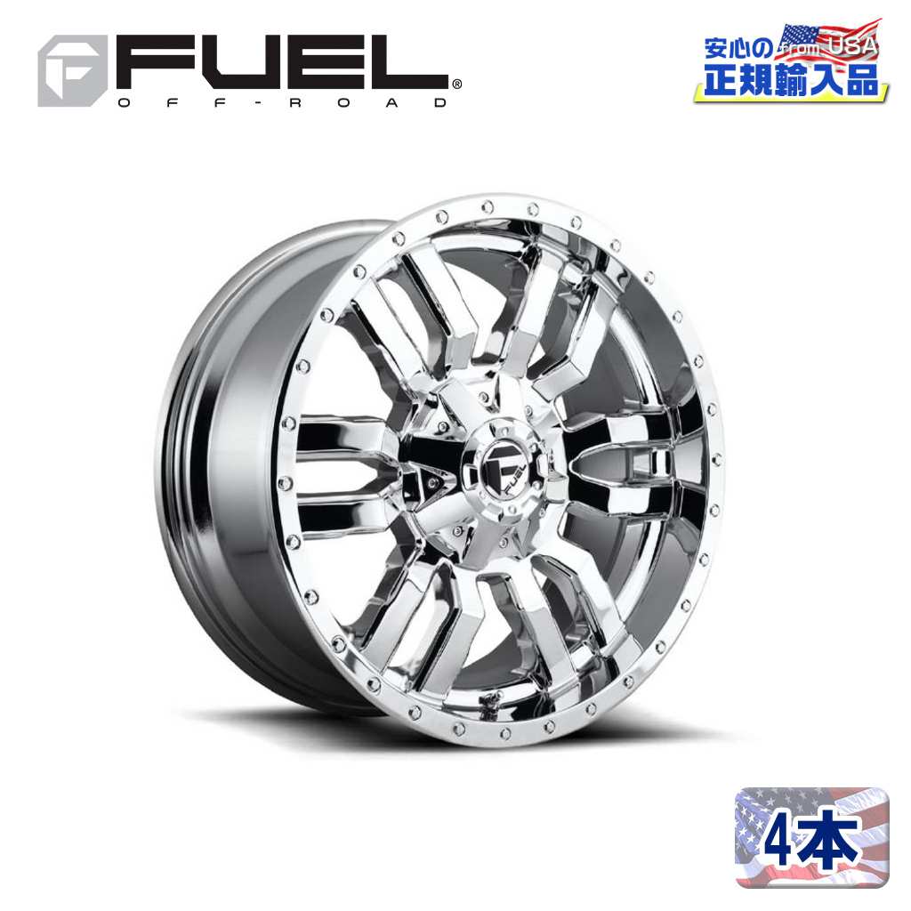 FUEL OFFROAD (ե塼륪ե) Ź20ߥۥ 4ܥåD631 SLEDGE å2010 8H165.1 -18 CB125.1CHROME PLATED /D63120008247