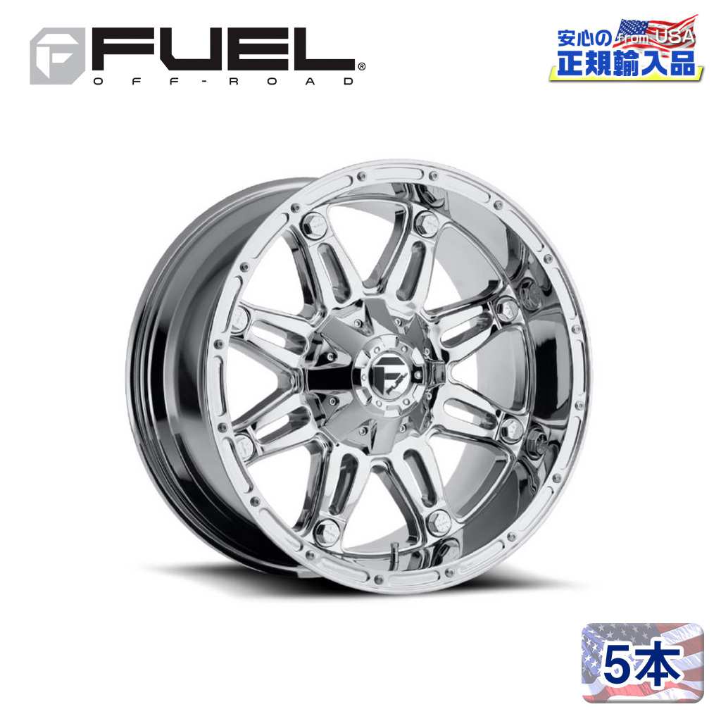 FUEL OFFROAD (ե塼륪ե) Ź20ߥۥ 5ܥåD530 HOSTAGE ۥơ209 6H135/139.7 +1 CB106.1CHROME PLATED /D53020909850