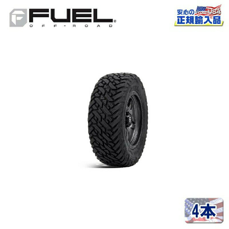 【FUEL OFFROAD フューエル オフロード】24インチタイヤ 4本GRIPPER M/T MT 37×13.5R24 120Qマッドテレーン 37 13.50 24 ブロックタイヤ タイヤ