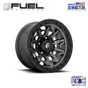 【FUEL OFFROAD (フューエルオフロード) 正規代理店】17インチアルミホイール 4本セットD716 COVERT17×9 6H139.7 1 CB106.1MATTE ANTHRACITE W/ BLACK RING 汎用/D71617908450