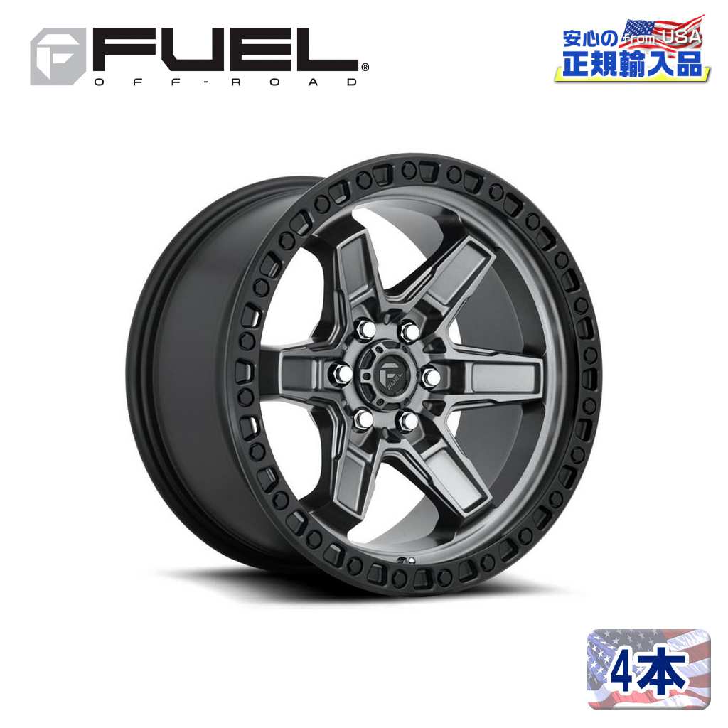 FUEL OFFROADʥե塼륪եɡ͢Ź17ߥۥ 4 D698 KICKER6 åå ޥåȥ᥿/֥åӡɥ179 6H 139.7 +1 CB106.1