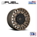 【FUEL OFFROAD(フューエルオフロード)正規輸入総代理店】20インチアルミホイール 4本汎用 D725 MILITIA ミリティア マットブロンズ&ブラック20×10 8H 165.1 -18 CB125.2(2)