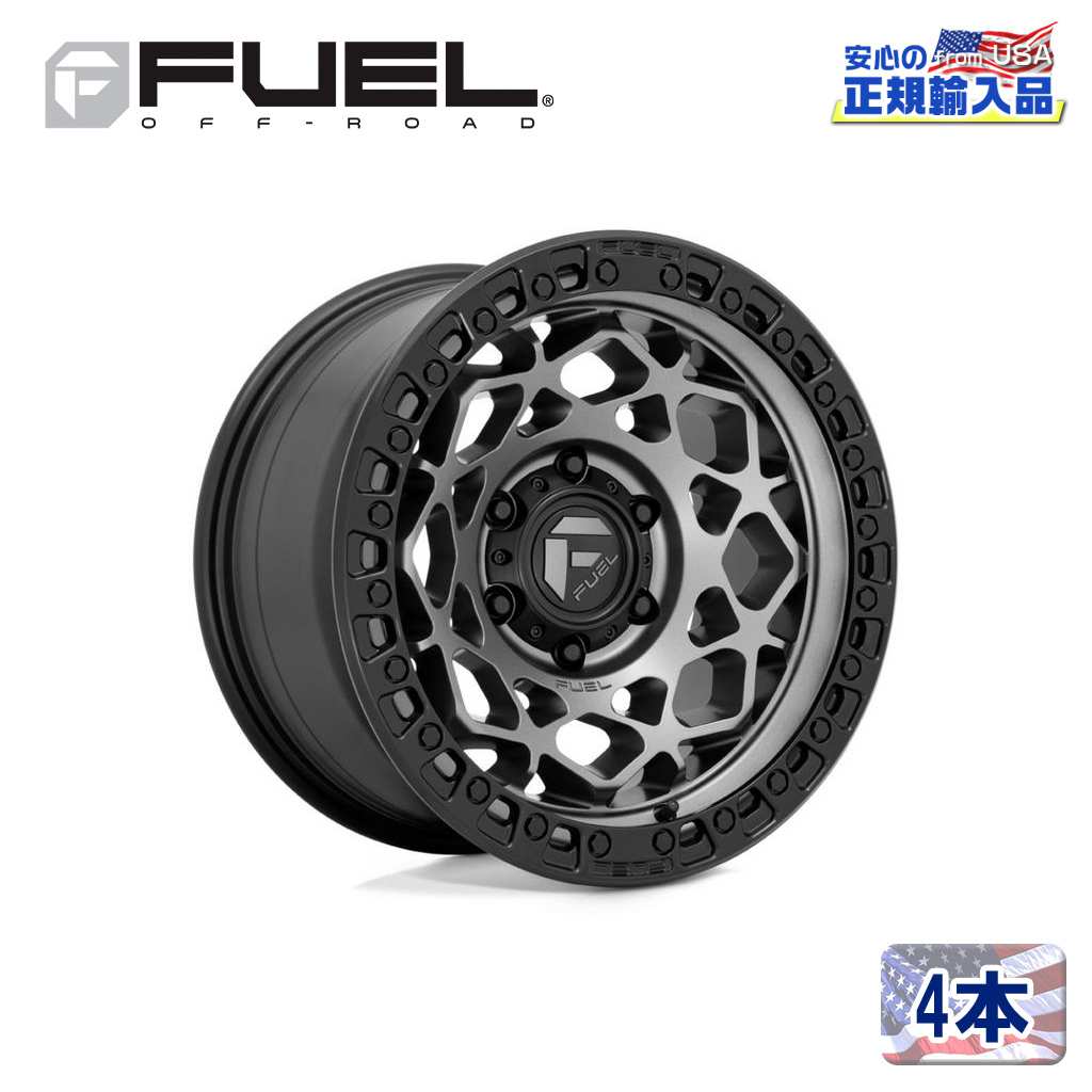 FUEL OFFROADʥե塼륪եɡ͢Ź17ߥۥ 4 D784 UNIT ˥å ᥿W/ޥåȥ֥å179 6H 135 -12 CB87.1