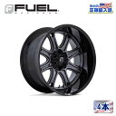 【FUEL OFFROAD(フューエルオフロード)正規代理店】24インチアルミホイール 4本DARKSTAR FC853AB24×12 6H 114.3/139.7 -44 CB78.1マットガンメタル/グロスブラックリップ 汎用