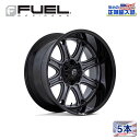 【FUEL OFFROAD(フューエルオフロード)正規代理店】24インチアルミホイール 5本DARKSTAR FC853AB24×12 5H 114.3/127 -44 CB78.1マットガンメタル/グロスブラックリップ 汎用