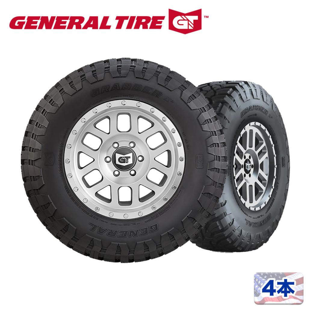 Rakuten - 【GENERAL TIRE(ゼネラルタイヤ)正規品】ジェネラル グラバー X317インチタイヤ 4本セット265/70R17 ブラックレターマッドテレーン MT M/T 汎用