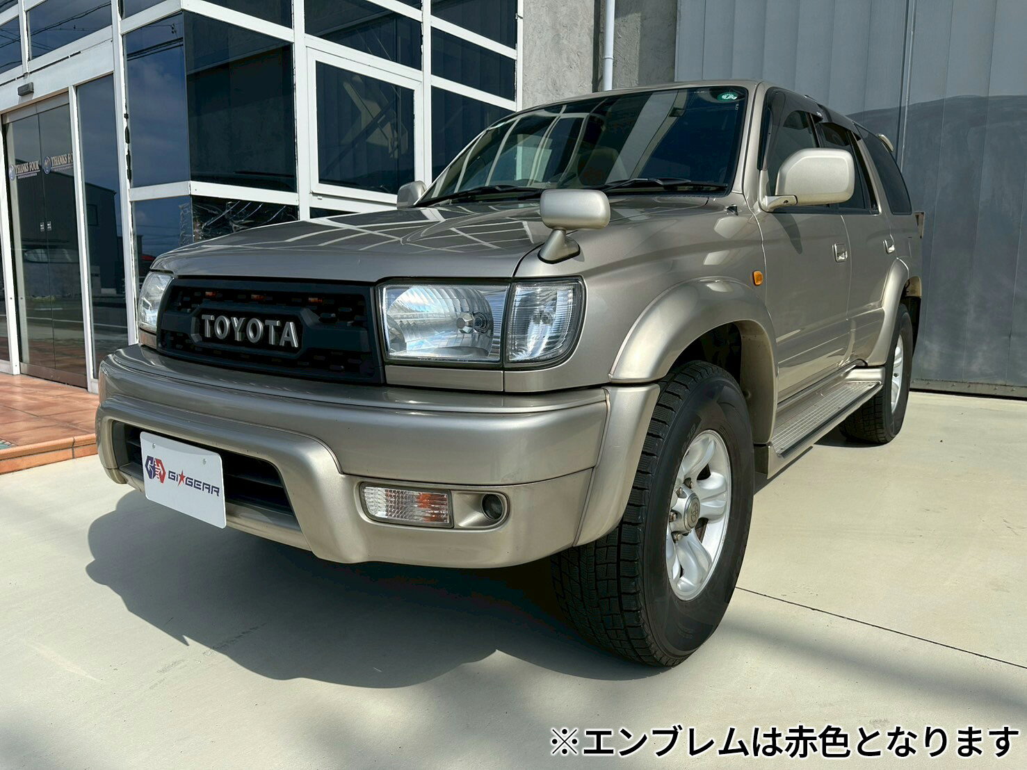 【ポイント10倍！5/16 1:59まで】【GI★GEAR (ジーアイ・ギア) 社製】TOYOTAレターグリル LEDマーカー付きトヨタ ハイラックスサーフ 185サーフ 180系全車 1995年〜2002年 2