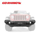 【GO RHINO(ゴーライノ)正規輸入品】Trailline ウインチ対応 フロントバンパー 全幅Jeep GLADIATOR ジープ グラディエーター JT 2020年～Jeep Wrangler ジープ ラングラー JK/JL 2007年～