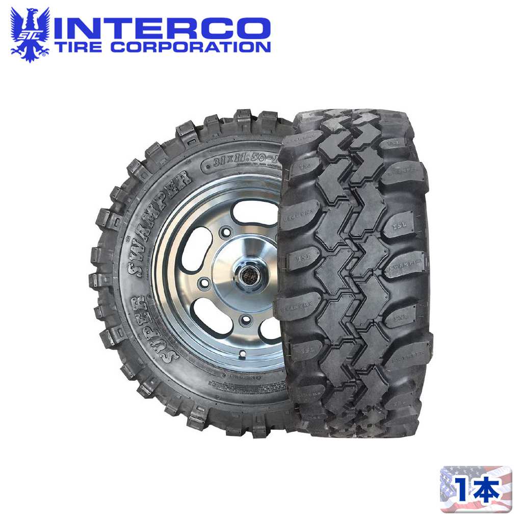 15 inches - 【INTERCO TIRE 正規品】15インチタイヤ 1本Super Swamper スーパースワンパー LTB34×10.5/15LT ブラックレター バイアス