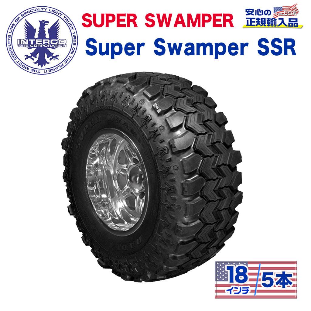 樂天商城 - 【INTERCO TIRE (インターコタイヤ) 日本正規輸入総代理店】タイヤ5本SUPER SWAMPER (スーパースワンパー) Super Swamper SSR (スーパースワンパー)38x15.5R18LT ブラックレター ラジアル