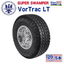 【INTERCO TIRE (インターコタイヤ) 日本正規輸入総代理店】タイヤ5本SUPER SWAMPER (スーパースワンパー) VorTrac LT (ボートラック)33x12.5R20 ブラックレター ラジアル